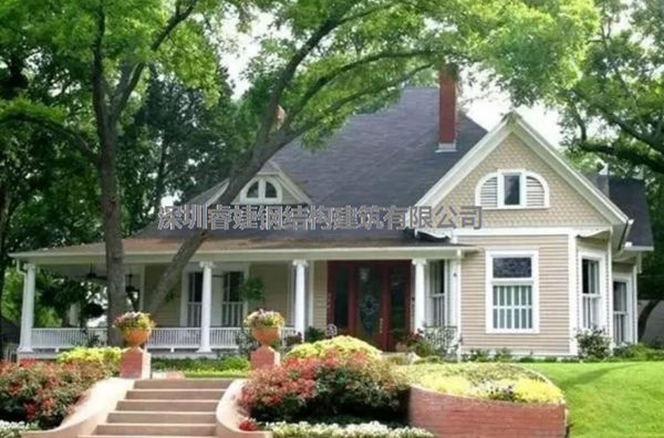 無與倫比的輕鋼結(jié)構(gòu)別墅(圖1) 無與倫比的輕鋼結(jié)構(gòu)別墅(圖1)