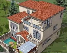 歐式三層別墅，豪華價優，該建棟這樣的和家人享受生活