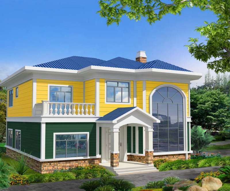 安寧輕鋼別墅建筑公司 29萬起建別墅【專注于鄉村別墅】(圖1) 睿婕輕鋼別墅