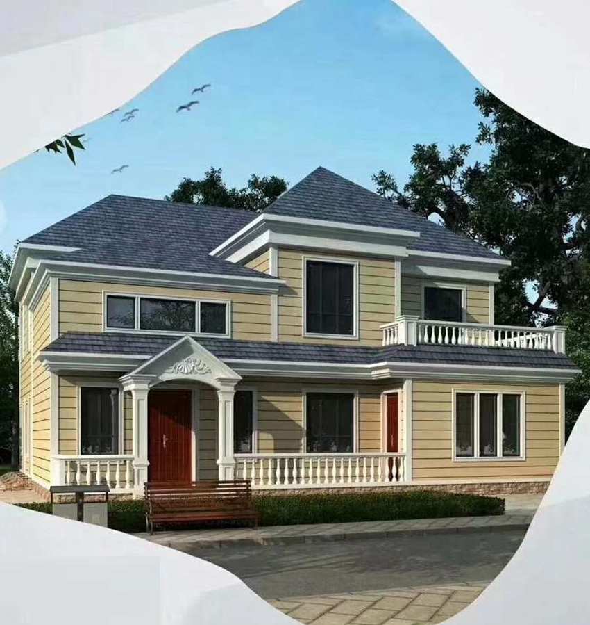 兩層輕鋼別墅費用多少?(圖1) 睿婕輕鋼別墅