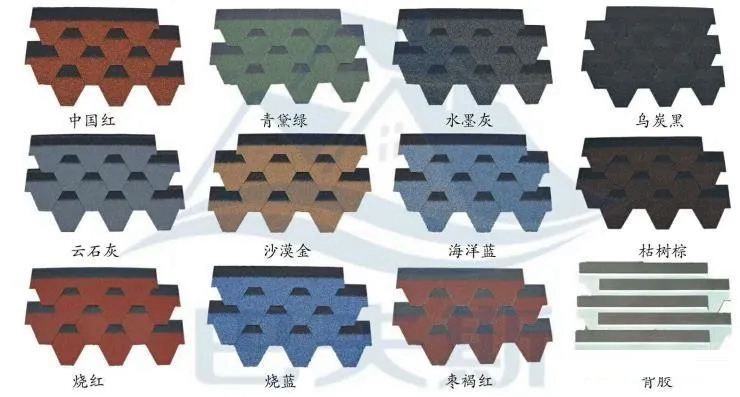 輕鋼別墅需要用到的主要材料以及常用規格(圖7) 輕鋼別墅屋面瓦