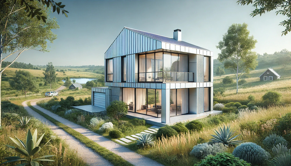 搭建在農村的輕鋼別墅 搭建在農村的輕鋼別墅