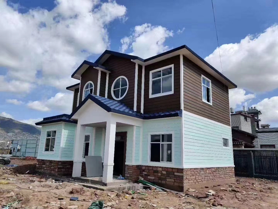 做好取暖措施的輕鋼別墅 做好取暖措施的輕鋼別墅