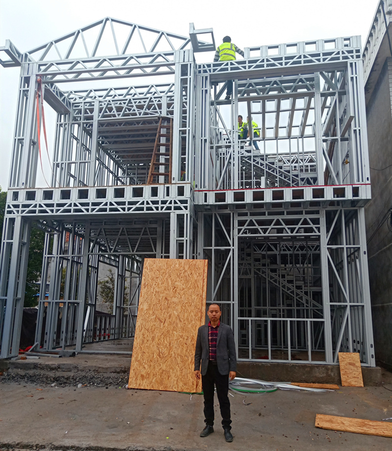 輕鋼別墅架構展示 輕鋼別墅架構展示